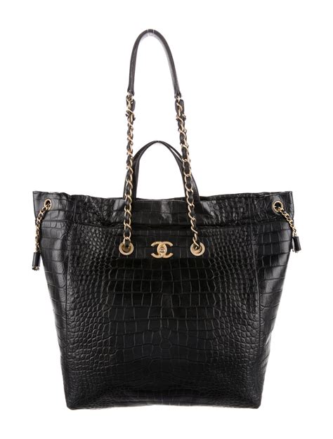 Chanel Croc Embossed 